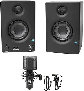 PreSonus Eris E3.5+RCM PRO Studio Monitor Speaker & Microphone Set