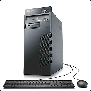 Lenovo ThinkCentre M71e Tower PC i3 8GB 500GB Windows 10 Pro (Renewed) — main product image