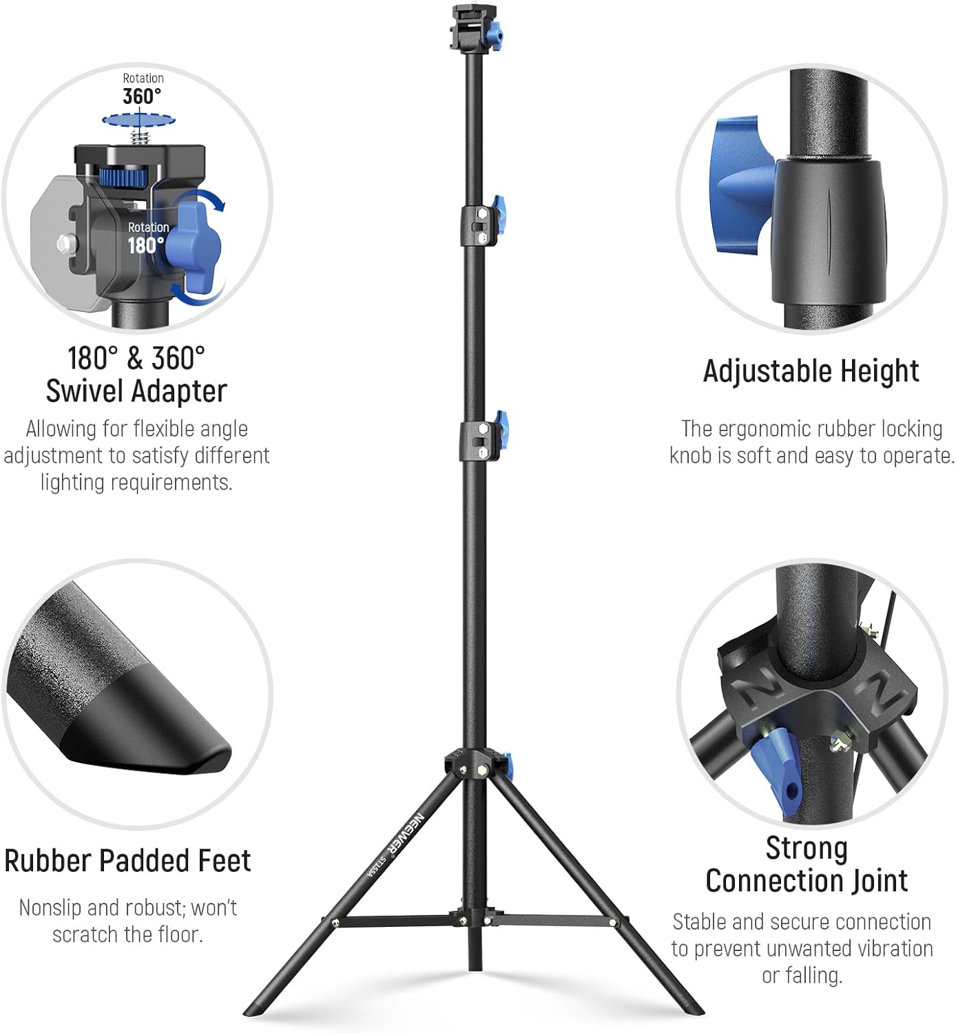 Neewer 10104309 61" Photography Light Stand Tripod