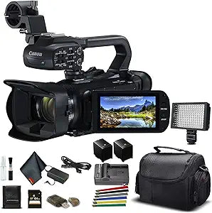 Canon 3665C002 XA45: UHD 4K Camcorder Bundle