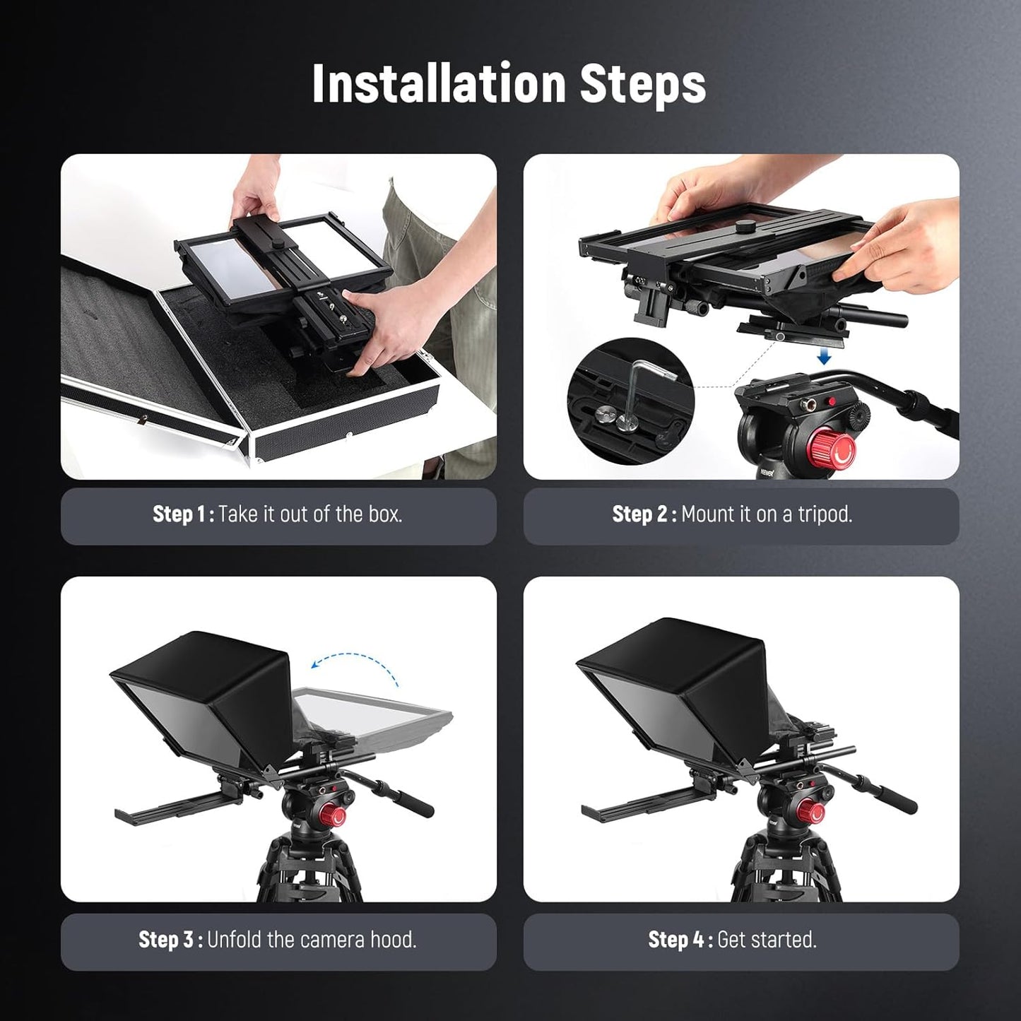 Neewer 10103009 Teleprompter C12 Modular Design