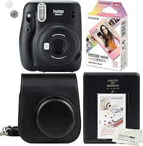 Fujifilm Instax Mini 11 Bundle - Charcoal with Accessories