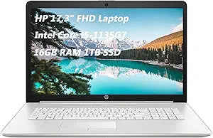HP 17.3" FHD Laptop i5-1135G7 16GB RAM 1TB SSD