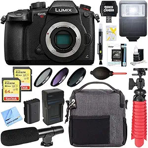 Panasonic E12PNDCGH5S LUMIX GH5S Mirrorless Camera Bundle