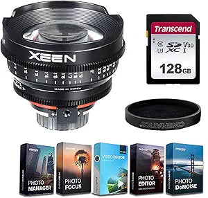 Rokinon XN14-N 14mm T3.1 Cine Lens Nikon F Mount Bundle