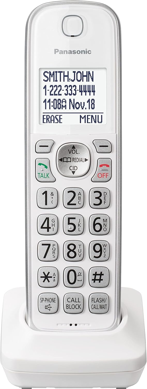 Panasonic KX-TGDA63W Additional Cordless Phone Handset — main product image