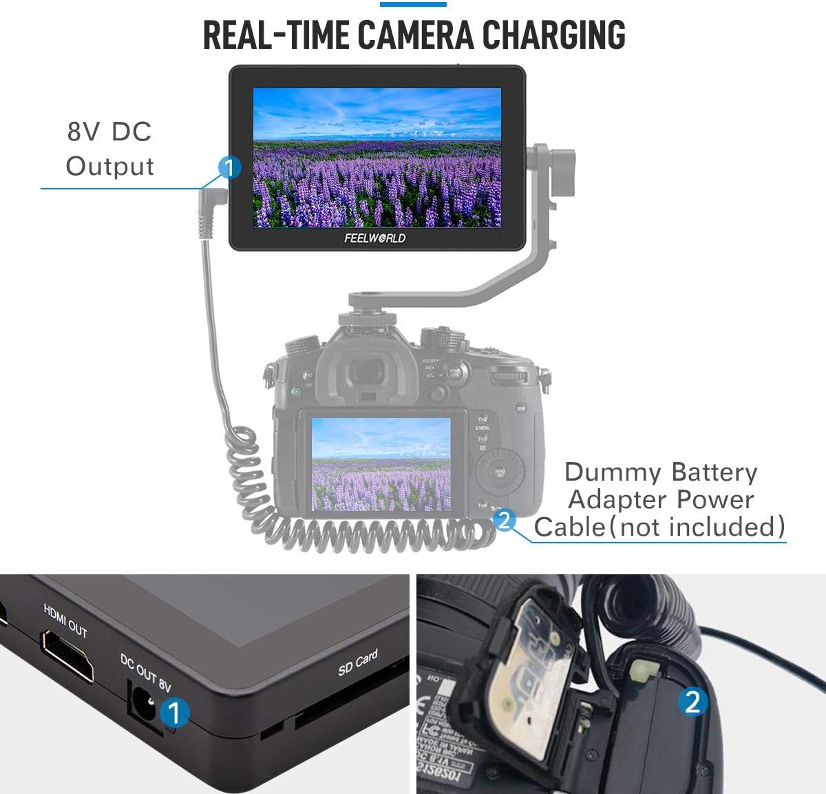 FEELWORLD F6 Plus 6" Touch Screen DSLR Monitor