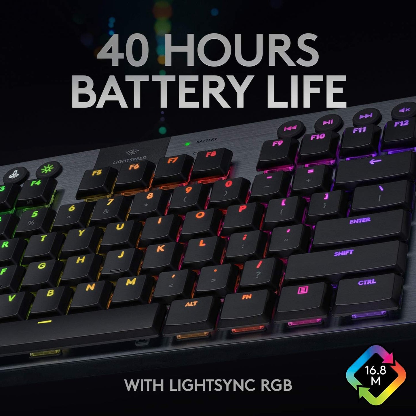 Logitech G915 Tenkeyless Lightspeed RGB Gaming Keyboard Renewed