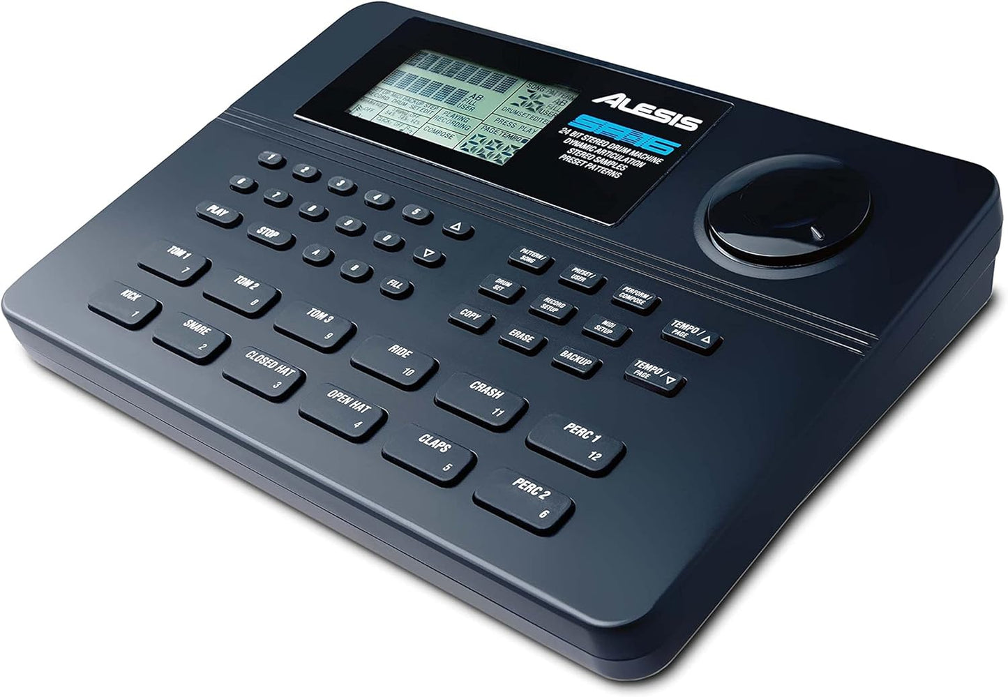Alesis SR-16 Drum Machine with Hosa MIDI Cable