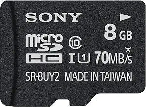 Sony SR8UY2A/TQ 8GB Micro SDHC UHS-1 Memory Card