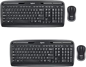 Logitech MK320 Wireless Mouse & Keyboard Combo (2-Pack)