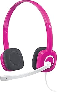 Logitech 981-000367 H150 Stereo Headset Pink — main product image