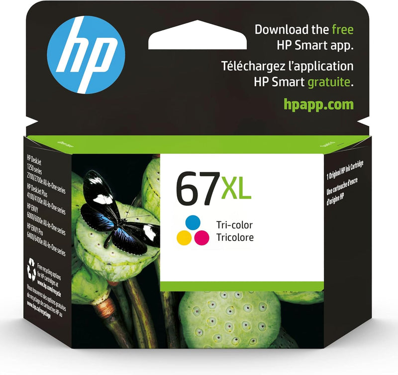 HP 3YM58AN#140 67XL Tri-Color Ink Cartridge — main product image