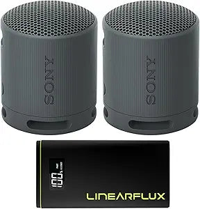 Sony SRS-XB100 Bluetooth Portable Speaker Stereo Pair Bundle