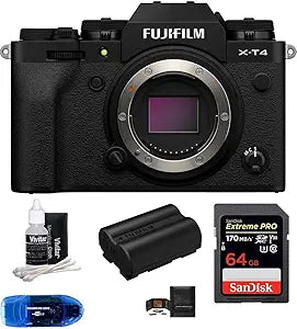 Fujifilm FUJIFILM X-T4 Mirrorless Camera Body Bundle