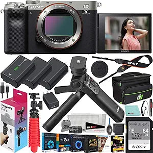 Sony E11SNILCE7CS Alpha a7C Full-Frame Mirrorless Camera