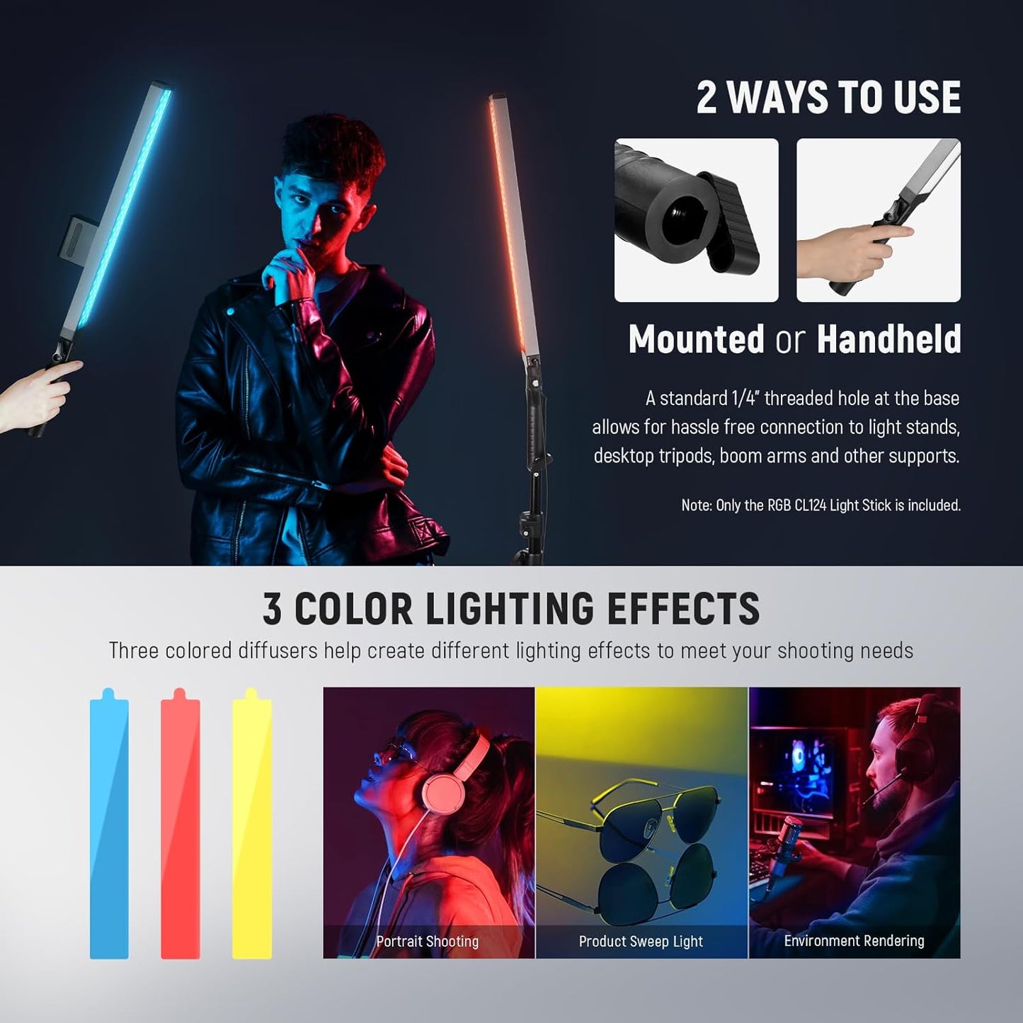 Neewer BH20B LED Video Light Kit