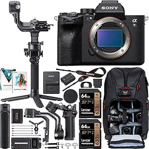 Sony E78SNILCE7SM3B a7S III Filmmaker's Kit with Gimbal