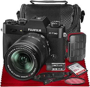 Fujifilm X-T30 II Mirrorless Camera XF18-55mm Lens Bundle