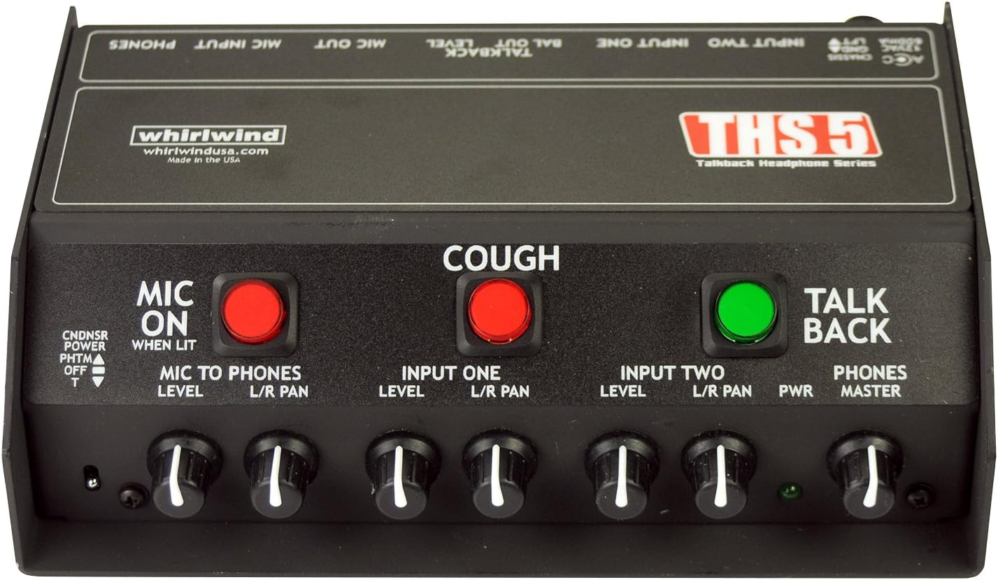 Whirlwind THS 5 Talkback Headphone Announcer Box