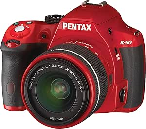 Pentax 10974 K-50 16MP Digital SLR Camera - Red (Body Only) — main product image