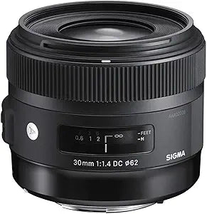 Sigma 301306 30mm f/1.4 DC HSM Nikon Lens