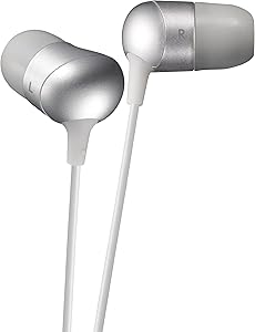 JVC HA-FX35-S-E Marshmallow Comfortable Fit Silver Earphones — main product image