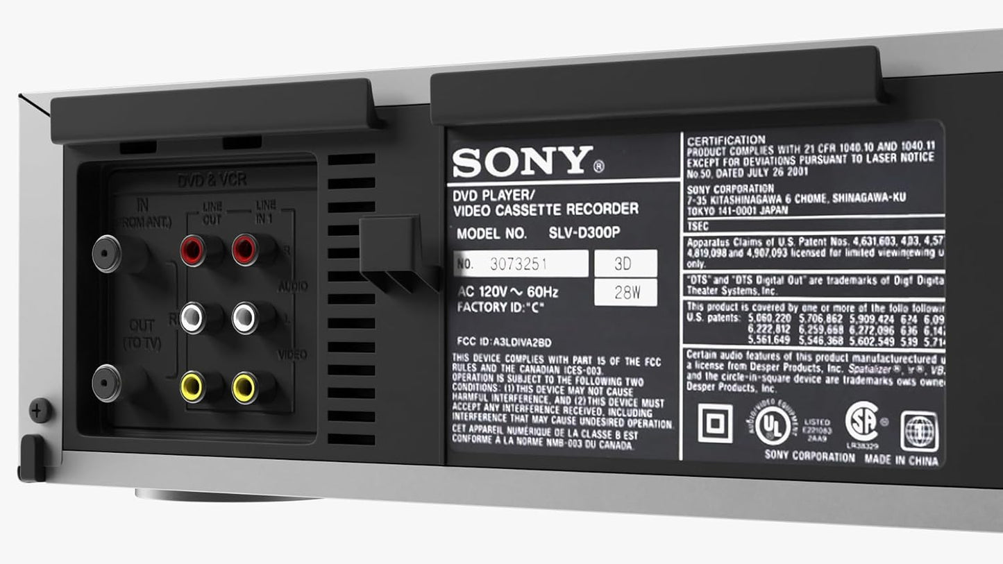 Sony SLV-D300P DVD-VCR Combo Progressive Scan Renewed