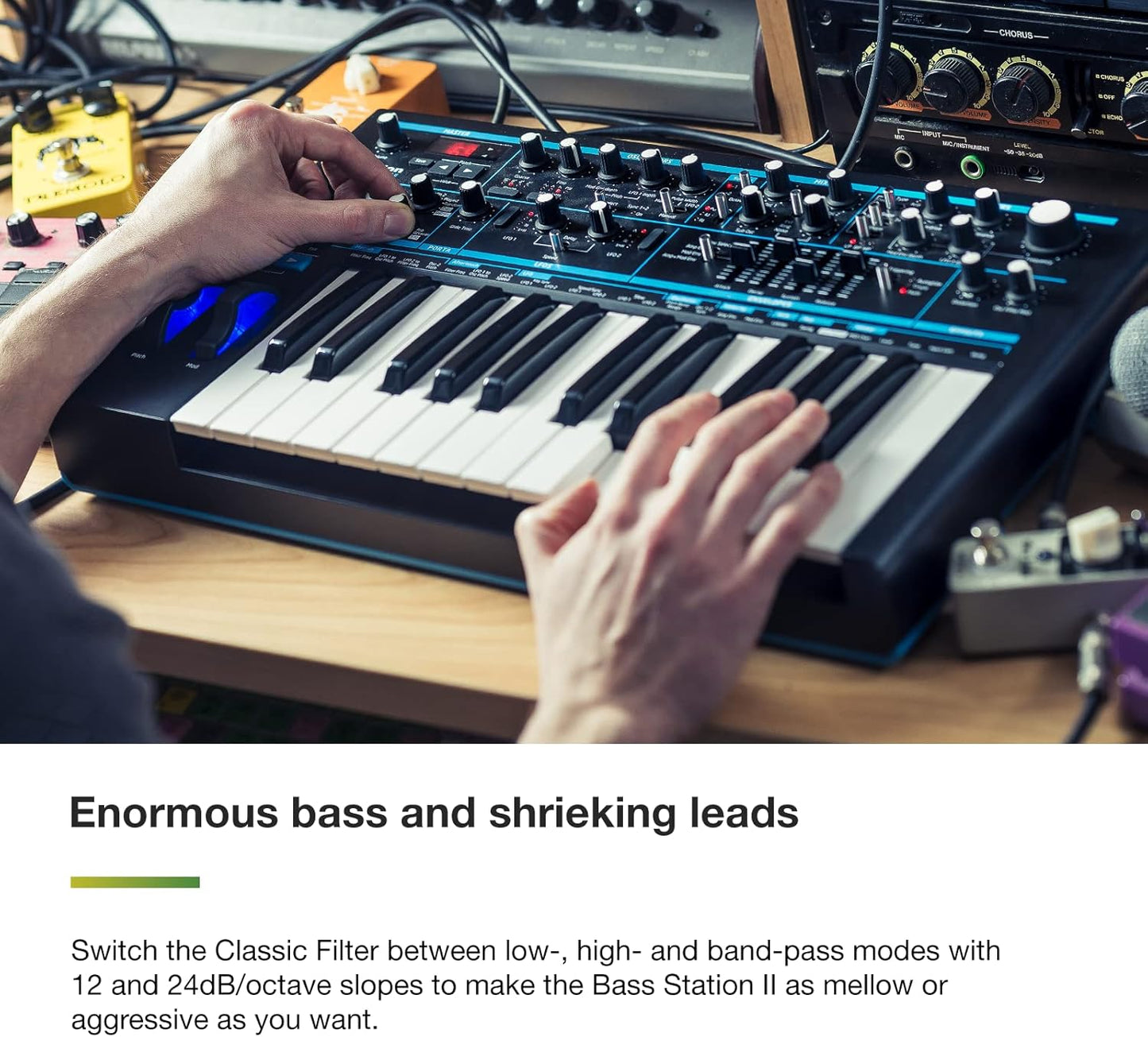 Novation AMS-BASS-STATION-II Bass Station II Analog Monosynth