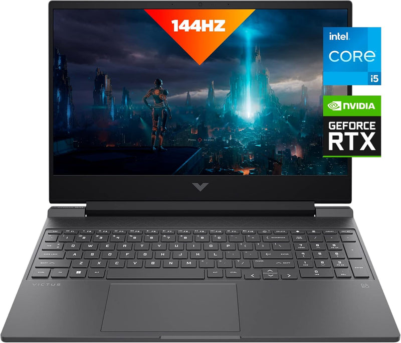 HP 15-fa1010nr Victus 15 Gaming Laptop, i5-13500H, RTX 4050, 144Hz FHD — main product image