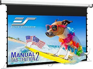 Elite Screens MT140XWH2 140" Manual Projector Screen