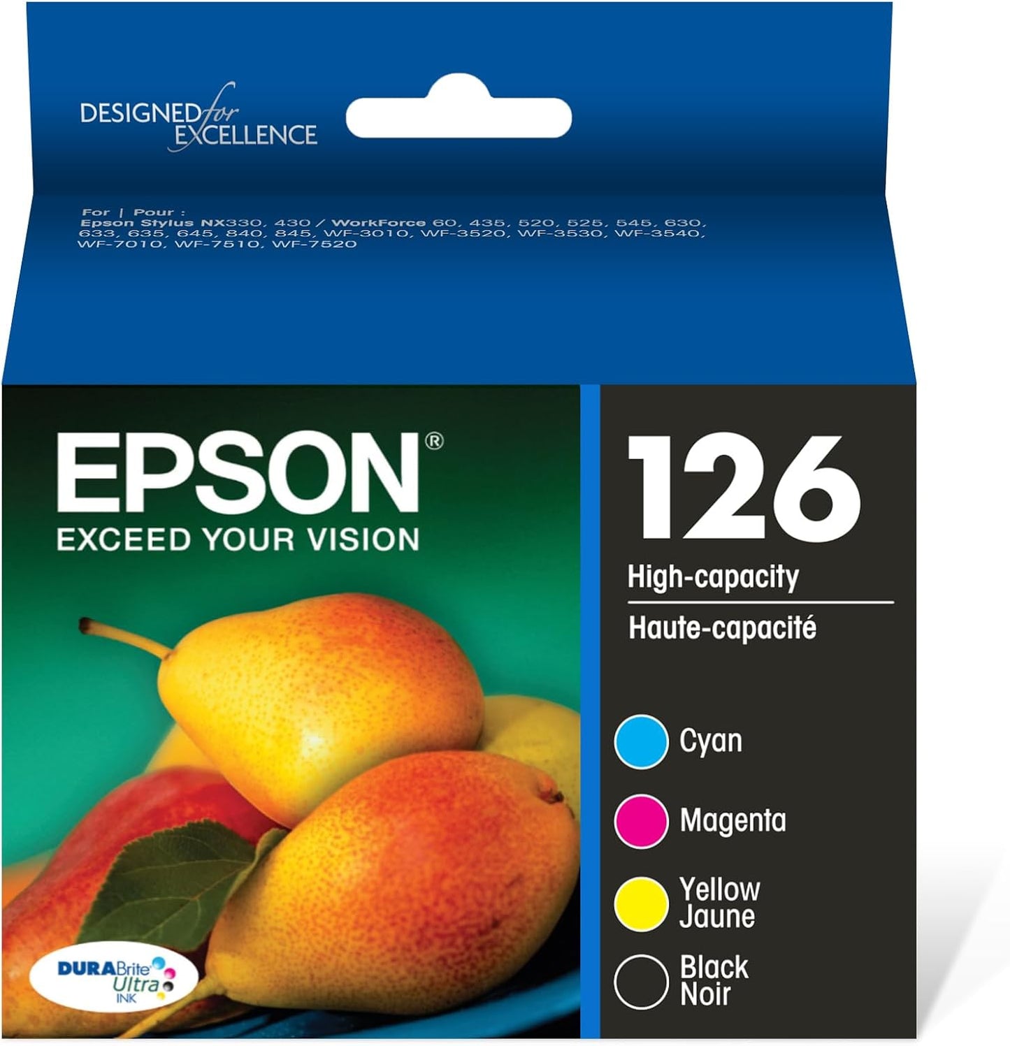 Epson T126120-BCS DURABrite Ultra Ink Combo Pack