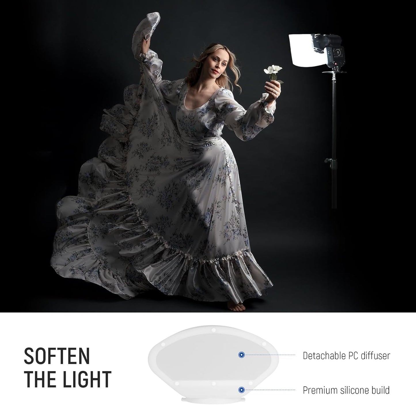 Neewer 10104925 CRS7 Softbox Diffusion Dome Kit