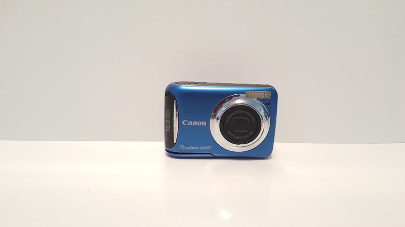 Canon A495 Blue PowerShot 10MP Digital Camera — main product image