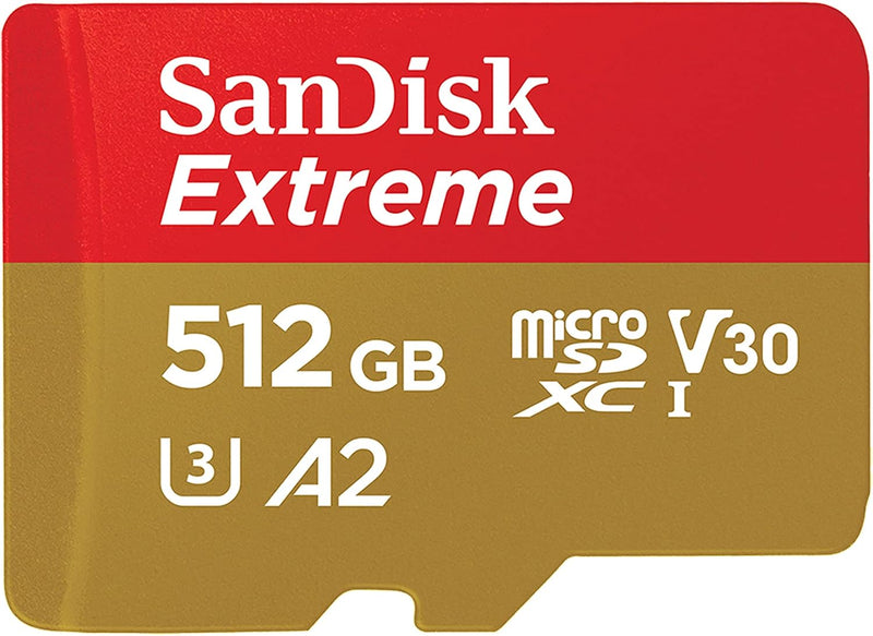 SanDisk SDSQXAV-512G-GN6MA 512GB Extreme MicroSD Card — main product image