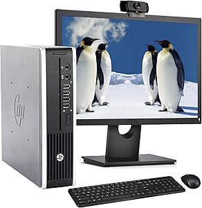 HP Elite Compaq 8300 USFF Desktop PC - Renewed