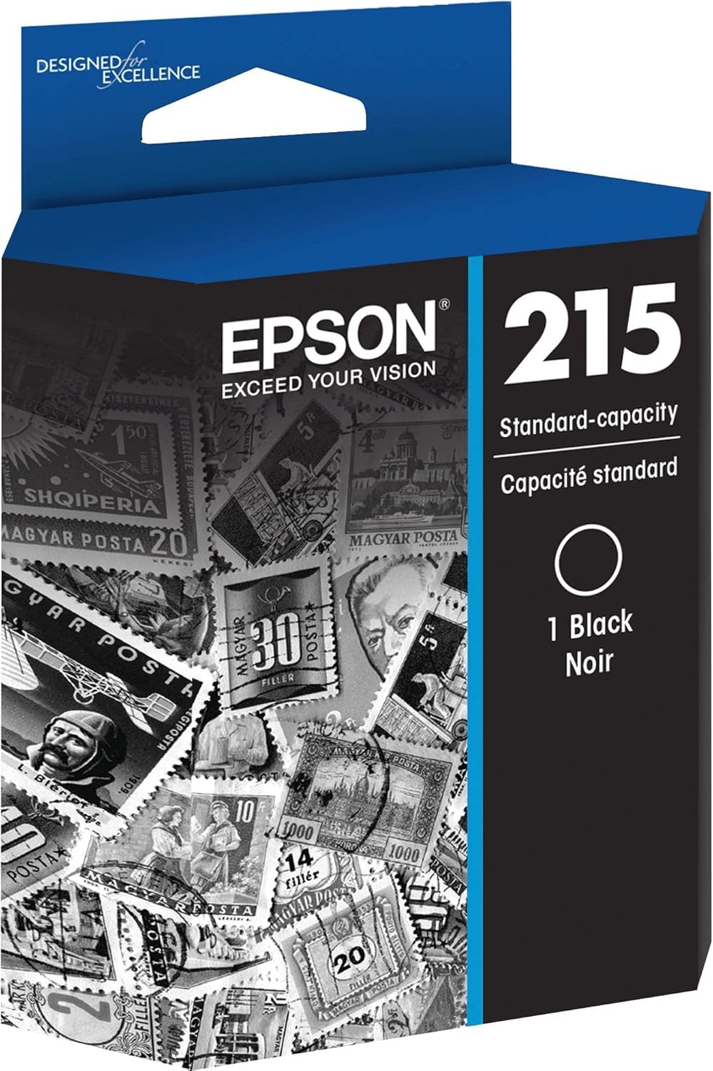 Epson T215120-S Ink Cartridge: 215 Black Standard Capacity