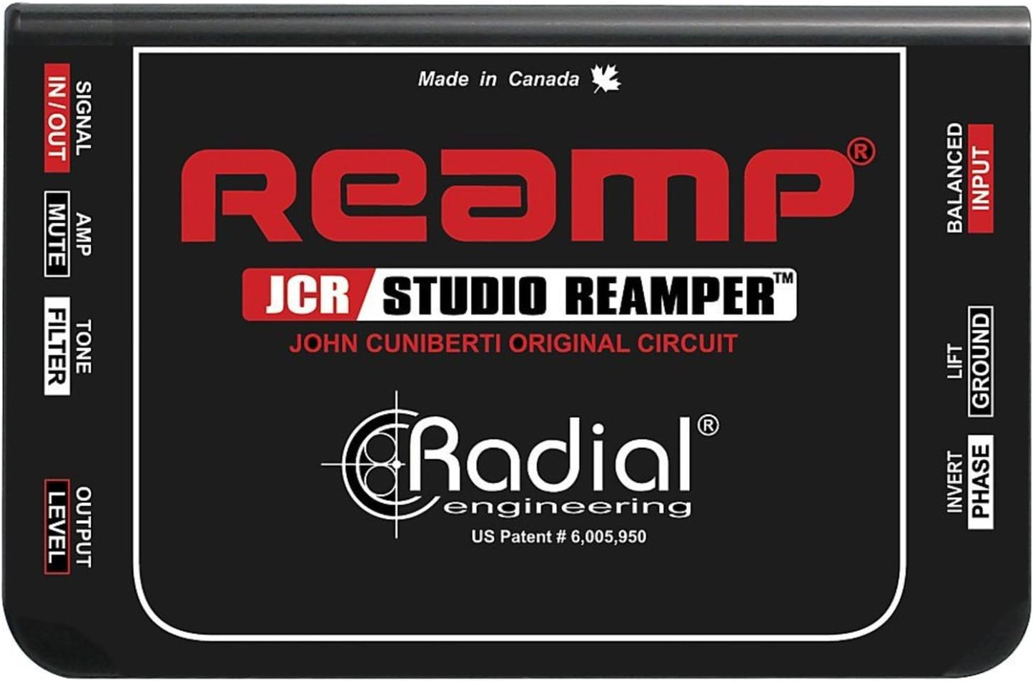 Radial Engineering JCR Studio Reamper with Cables