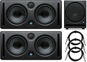 PreSonus Eris E66 MTM Studio Monitors Subwoofer Bundle