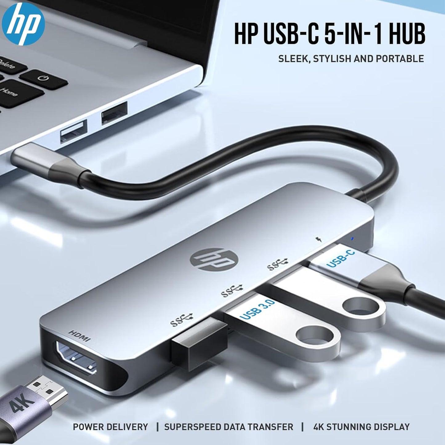 HP Ryzen 5 Desktop, 32GB RAM, 1TB SSD, Windows 11 Pro & Office