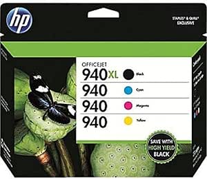 HP CZ143FN 940XL Black & Color Ink Cartridge Combo