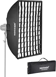 Neewer Photo Studio Softbox - 24"x36" Rectangle Umbrella with Grid