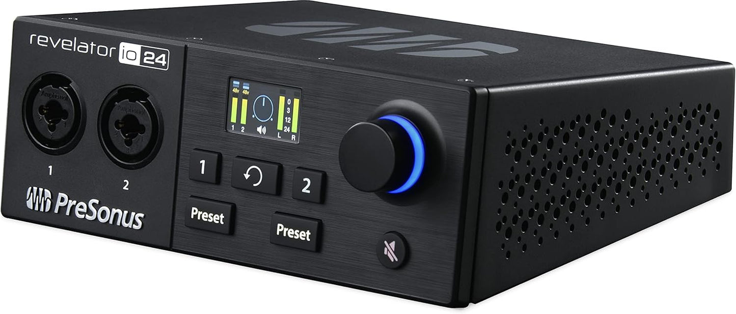 PreSonus Revelator io24 USB-C Audio Interface - Streaming, Podcasting
