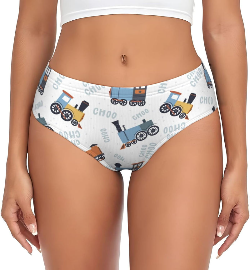 Novastar Womens Trains Pattern Seamless Bikini Panties — main product image