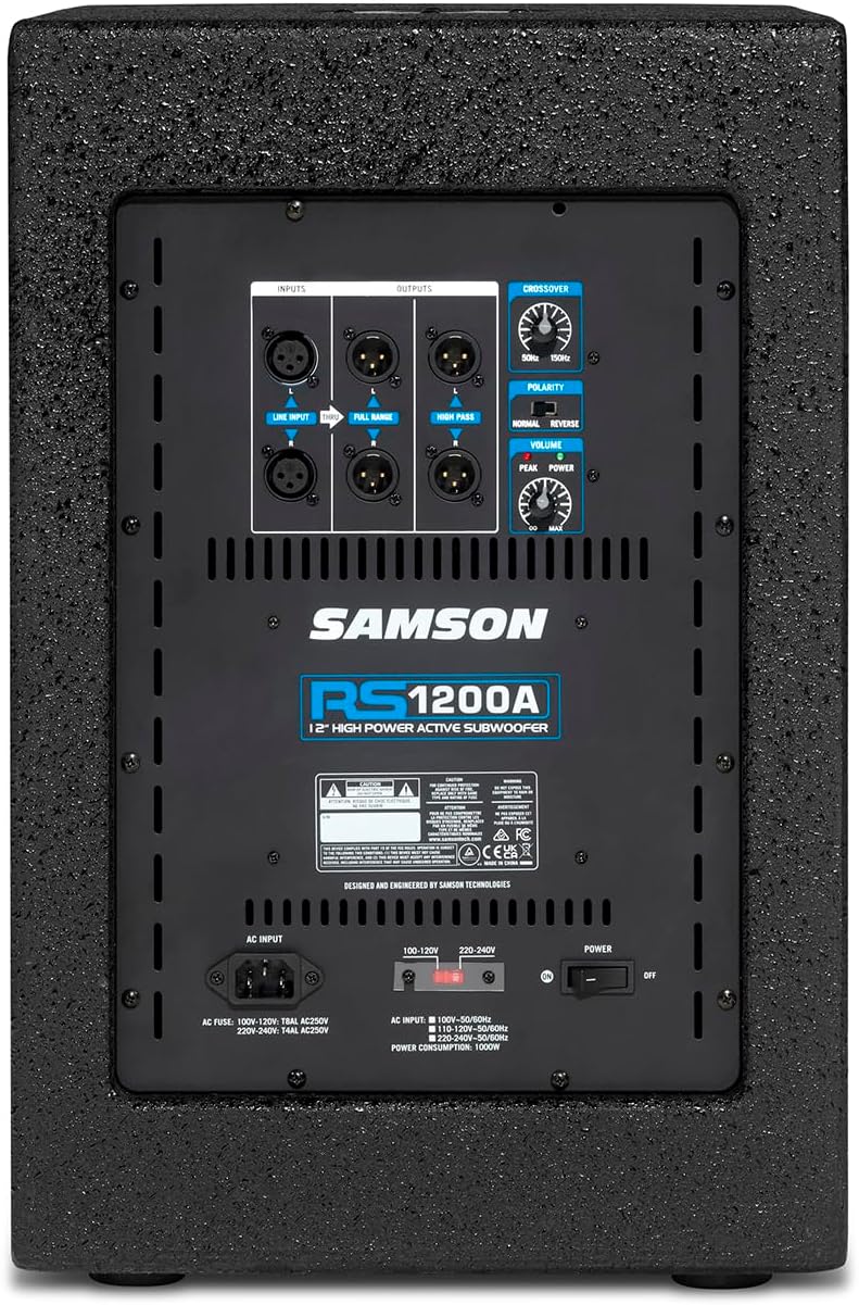 Samson RS1200A 12-Inch Active Subwoofer