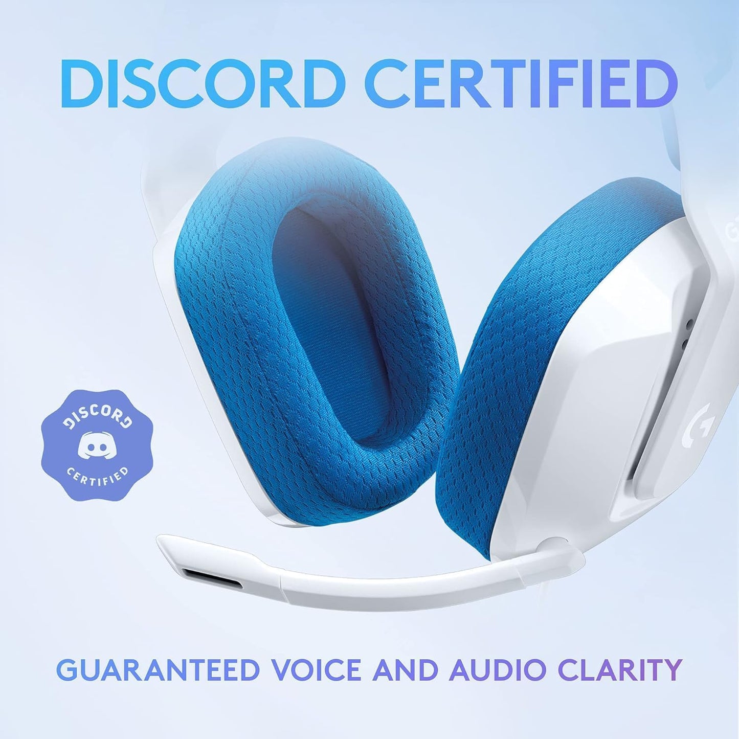 Logitech G535 Lightspeed Wireless Gaming Headset - White Renewed