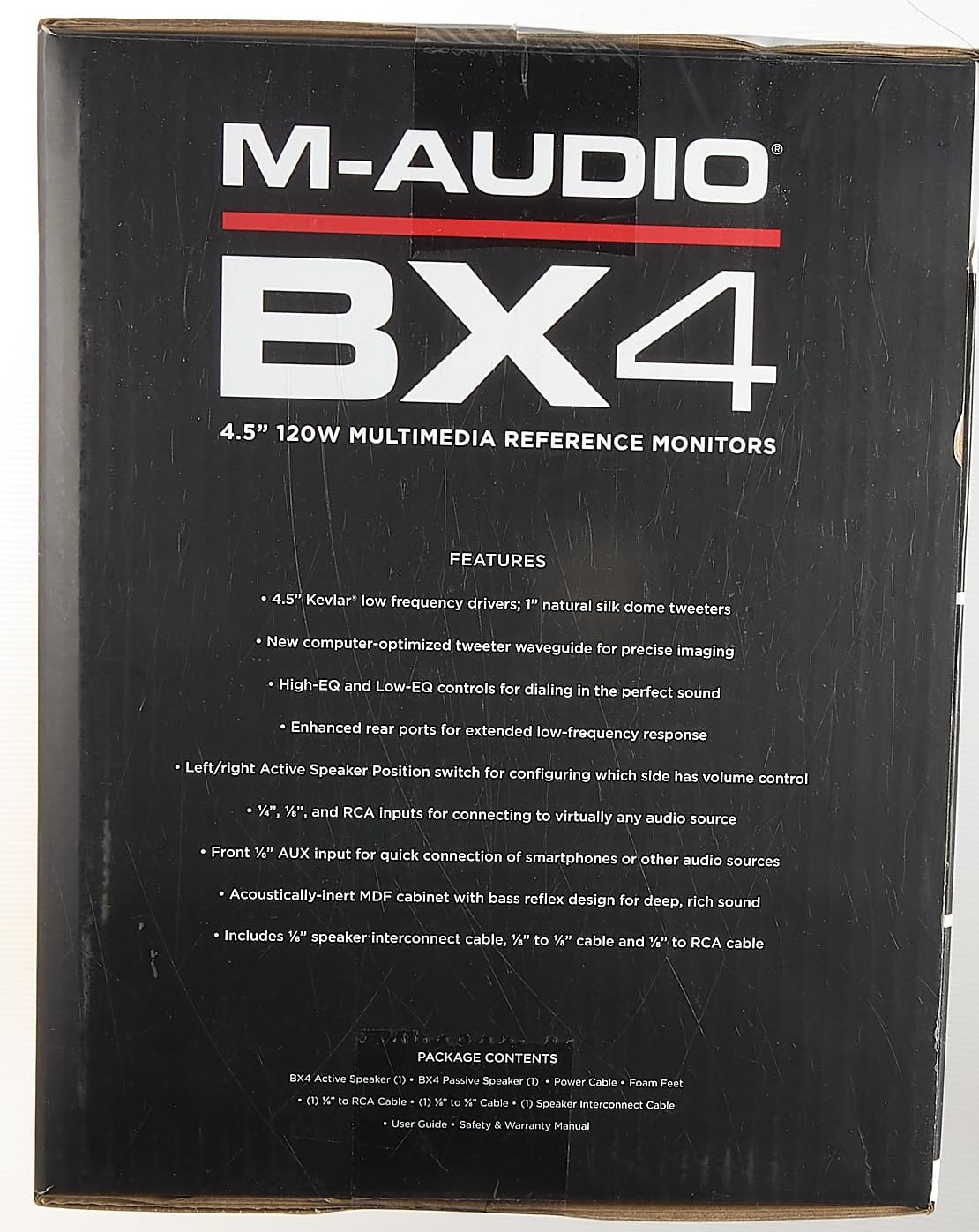 M-Audio BX4 Studio Monitors - 4.5 Inch PC Speakers