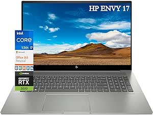 HP ENVY Laptop 17" Touchscreen i7, Windows 11 Pro