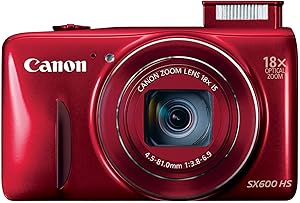 Canon SX600 HS 16MP Digital Camera - 18x Zoom, Wi-Fi