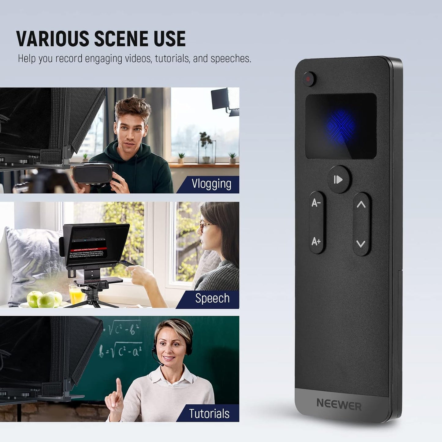 Neewer 10101907 RT111 Teleprompter Remote Control